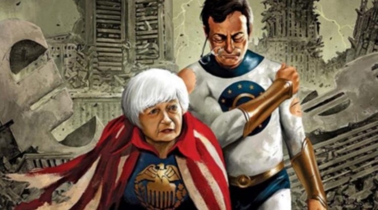 Bloomberg: Γιατί Ντράγκι & Γέλεν δεν μπορούν να σώσουν τον κόσμο