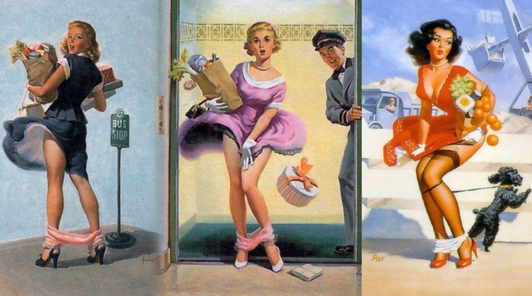 Η μυστηριώδης τέχνη του πεσμένου εσώρουχου, γυναίκες σε κίνδυνο