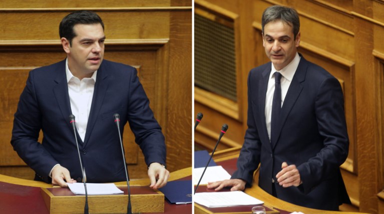 Σύγκρουση Τσίπρα - Κυριάκου εφ' όλης της ύλης στη Βουλή