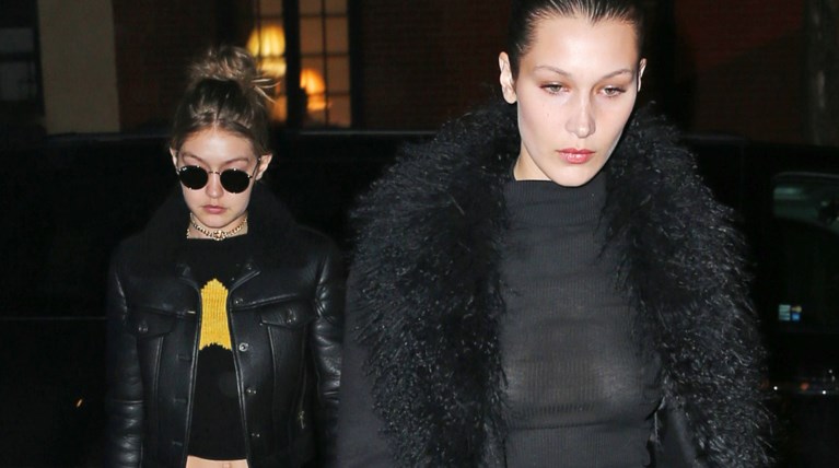 Η Bella Hadid αφήνει ελάχιστα στη φαντασία μας με total μαύρο σύνολο