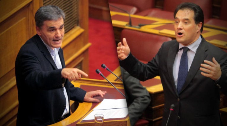 Καυγάς Αδωνι-Τσακαλώτου στη Βουλή: Είσαι ξεφτίλας- εσύ τι είσαι;