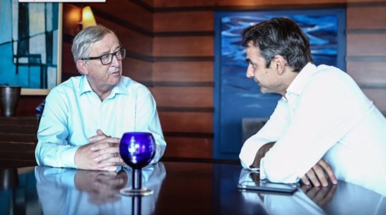 «Τετ α τετ» Γιούνκερ- Μητσοτάκη εκτός επίσημου προγράμματος