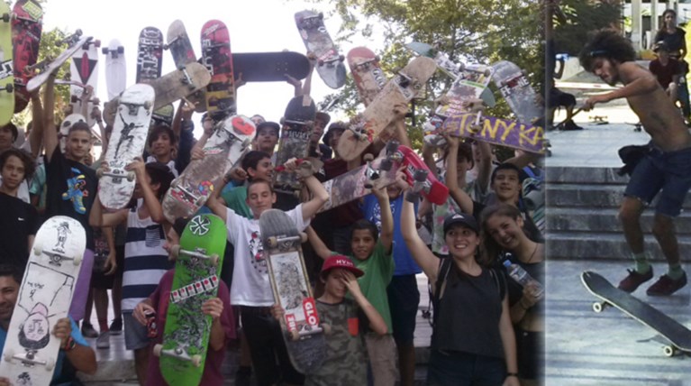 «Τρελαμένοι» Skaters απογειώνουν το Μαρούσι: δείτε φωτό