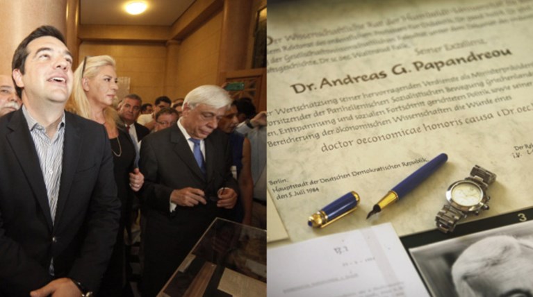 Καρέ καρέ όσα έγιναν στην έκθεση για τον Ανδρέα στην Βουλή [φωτό]