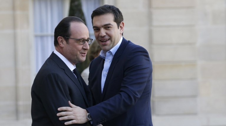 Τηλεφωνική επικοινωνία Αλέξη Τσίπρα και Φρανσουά Ολάντ