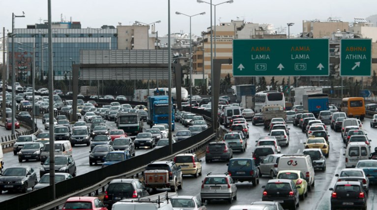 Κυκλοφοριακό χάος στους δρόμους της πρωτεύουσας