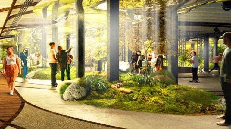 Στο πρώτο υπόγειο πάρκο της ΝΥ θα νομίζεις ότι βρίσκεσαι πάνω απ' τη γη