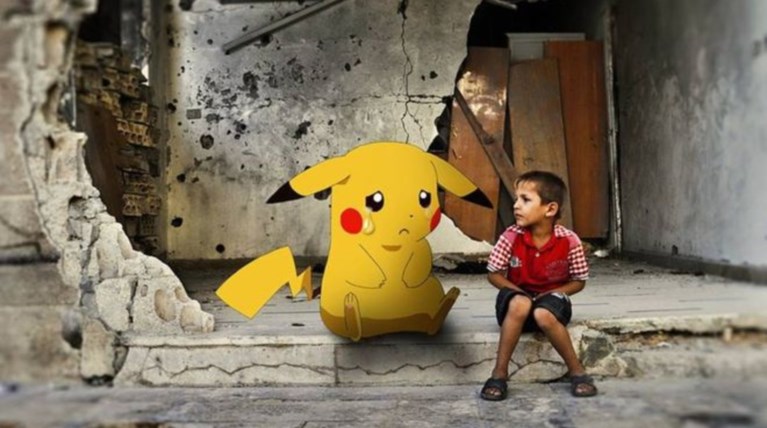 «Είμαι εδώ, έλα σώσε με»: Pokemon Go για τα παιδιά της Συρίας