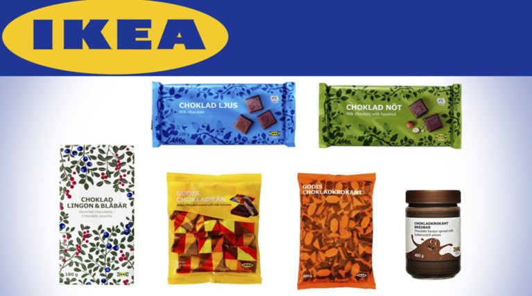 H IKEA ανακαλεί για προληπτικούς λόγους έξι σοκολατοειδή προϊόντα