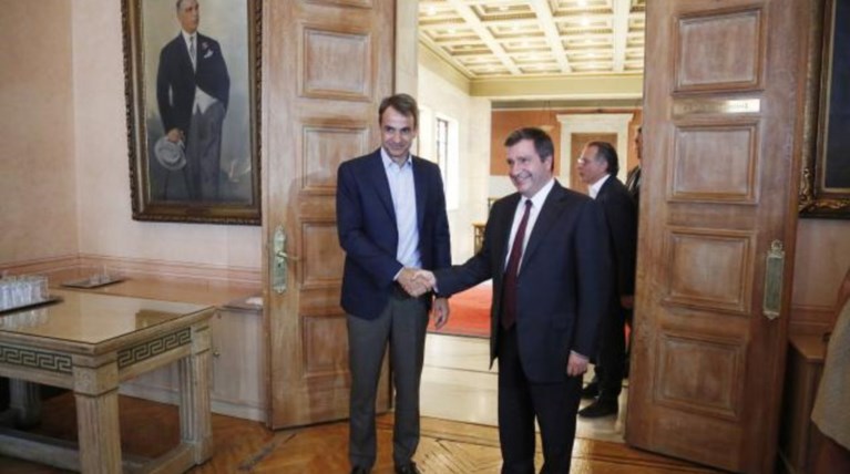 Τι είπαν για ασφάλεια & ανομία Καμίνης και Μητσοτάκης στη συνάντησή τους