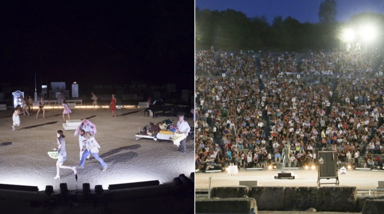 6,5 χιλ.στην Επίδαυρο για τη Λυσιστράτη-Αφιερωμένη σε Λούκο και Χατζησάβα