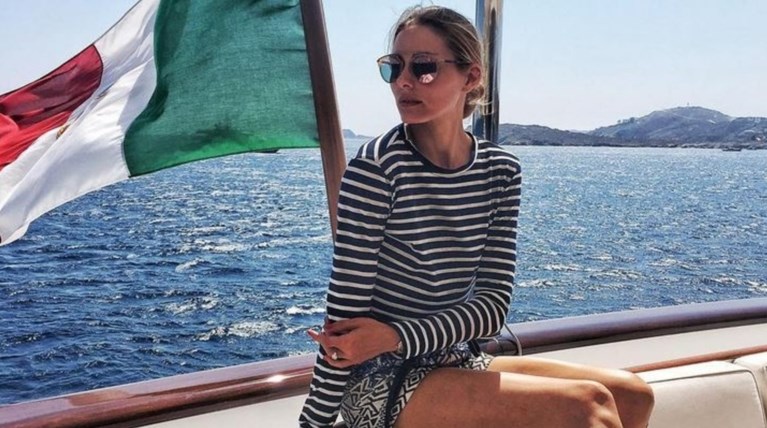 Η διάσημη fashionista Ολίβια Παλέρμο κάνει διακοπές στην Ελλάδα [Εικόνες]