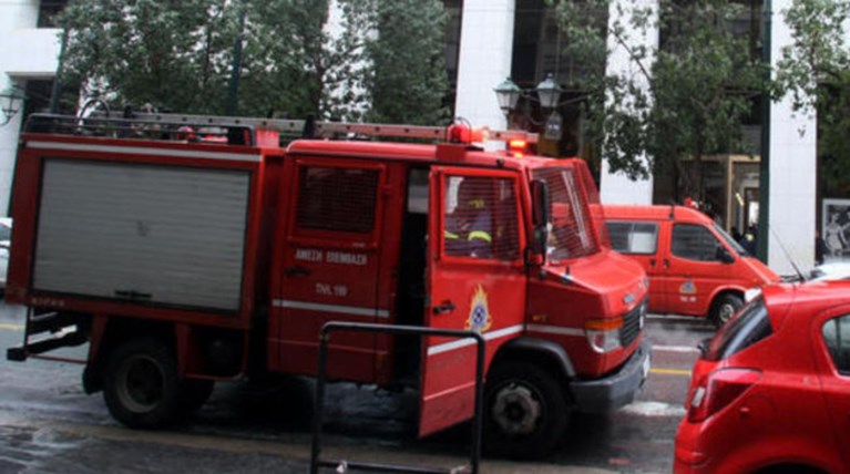 Φωτιά στο παλιό κτίριο του ΑΝΤ1 στο Μαρούσι