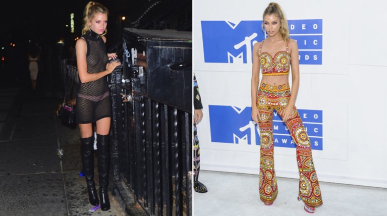 Η ντροπιαστική εικόνα μοντέλου στα βραβεία MTV - πώς μπήκε και πώς βγήκε