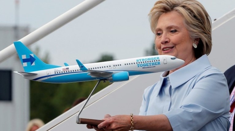 Αυτό είναι το νέο Boeing της προεκλογικής εκστρατείας της Χίλαρι-Βίντεο