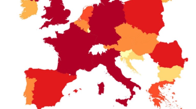 Ο χάρτης της Ευρώπης με βάση τη φοροδιαφυγή
