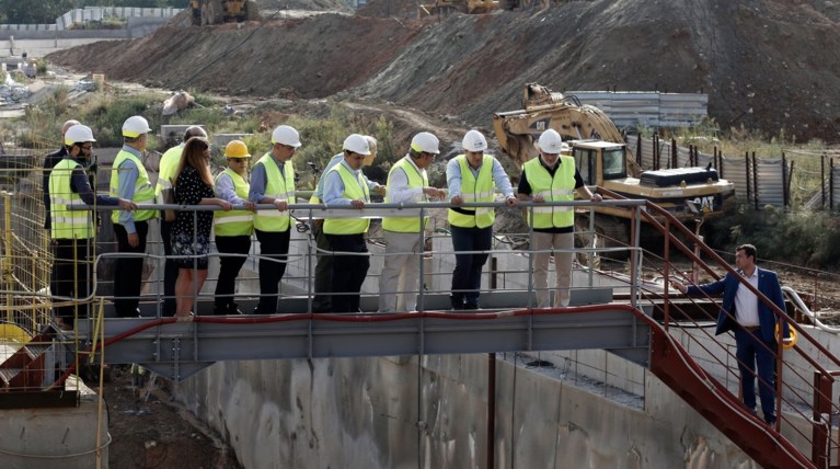 Στο εργοτάξιο του Μετρό στη Θεσσαλονίκη ο Τσίπρας