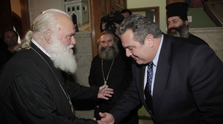 Καμμένος: Οι ΑΝΕΛ έχουν ταχθεί υπέρ των θέσεων της Εκκλησίας