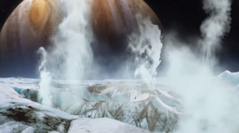 Πίδακες νερού βρήκε η NASA στον δορυφόρο του Δία