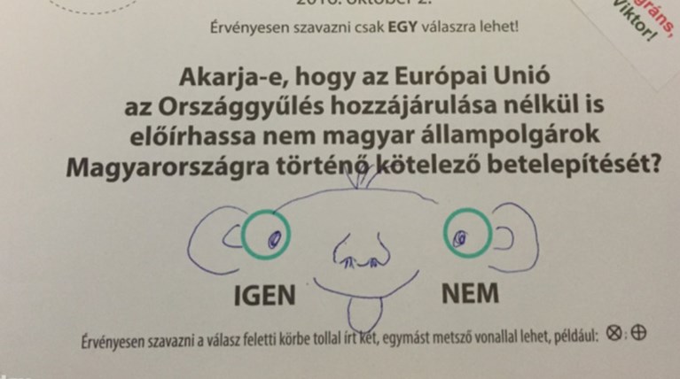 Οι απολαυστικές άκυρες ψήφοι στο δημοψήφισμα της Ουγγαρίας