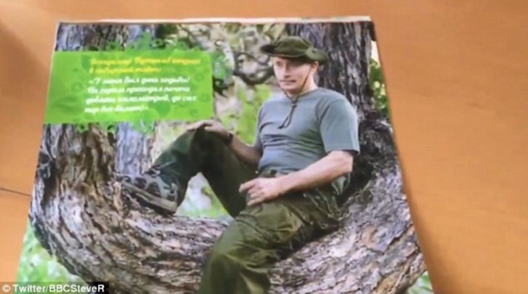 Ο Πούτιν δύτης, αγρότης και αθλητής... σε ημερολόγιο του 2017