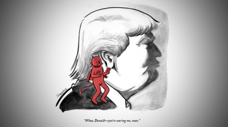 Το σκίτσο του New Yorker για τον Ντόναλντ Τραμπ