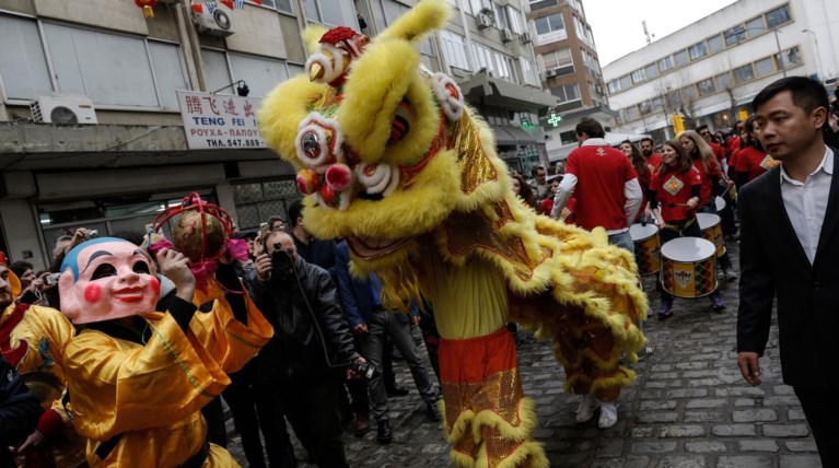 Η Chinatown της Θεσσαλονίκης γιόρτασε την κινεζική πρωτοχρονιά