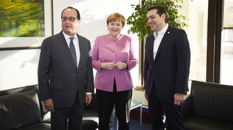 Ολοκληρώθηκε η συνάντηση Τσίπρα με Μέρκελ και Ολάντ