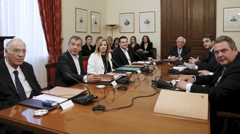 Με μεγάλες διαφωνίες η σύσκεψη των πολιτικών αρχηγών