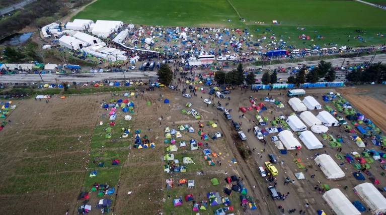 Ατελείωτη...προσφυγούπολη 13 χιλ. ψυχών η Ειδομένη:νέες αεροφωτογραφίες