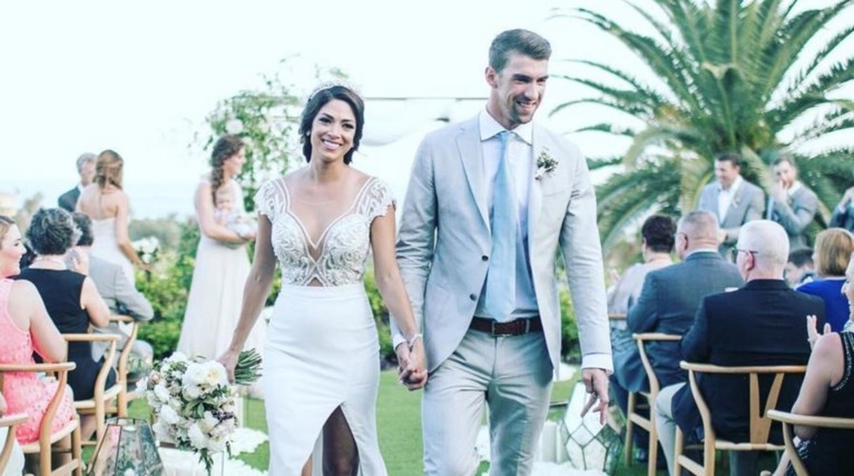 Οι πρώτες εικόνες από τον κρυφό ρομαντικό γάμο του Μάικλ Φελπς