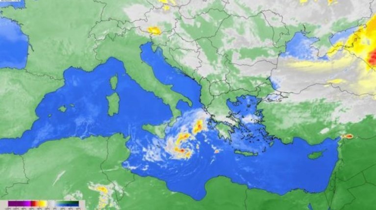 Εθνικό Αστεροσκοπείο: Προειδοποίηση για κυκλώνα στην Κρήτη