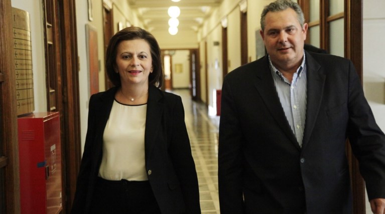 Οργισμένη με τον Πάνο Καμμένο η Μαρίνα Χρυσοβελώνη