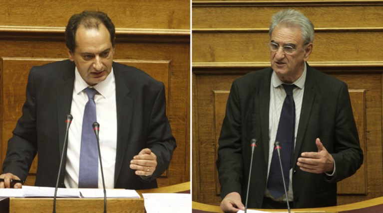 Κόντρα Σπίρτζη - Λυκούδη στη Βουλή για τα αστικά λεωφορεία