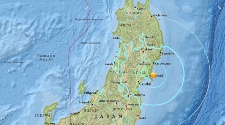 Ισχυρή σεισμική δόνηση 6,2 Ρίχτερ σε νησί στην Ιαπωνία