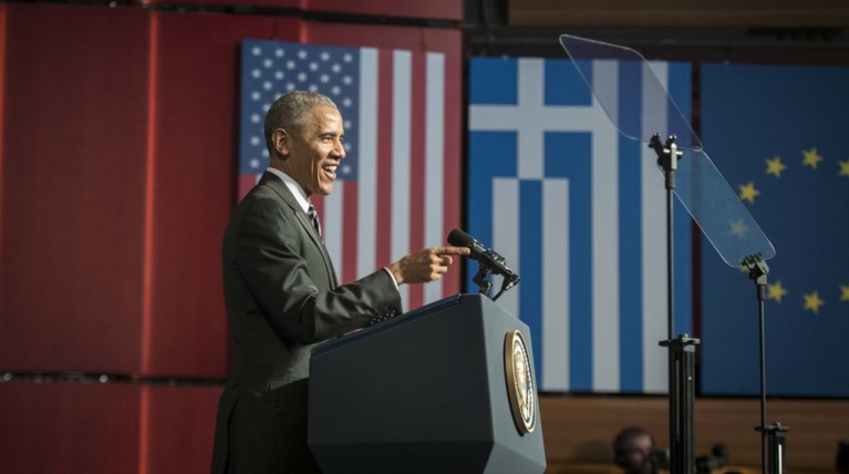 Το μυστήριο της ομιλίας Ομπάμα στο Ιδρυμα Νιάρχος: Υπήρχε ή όχι autocue