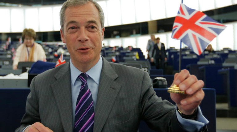 Το κόμμα Φάρατζ έκανε εκστρατεία υπέρ του Brexit με ...χρήματα της ΕΕ