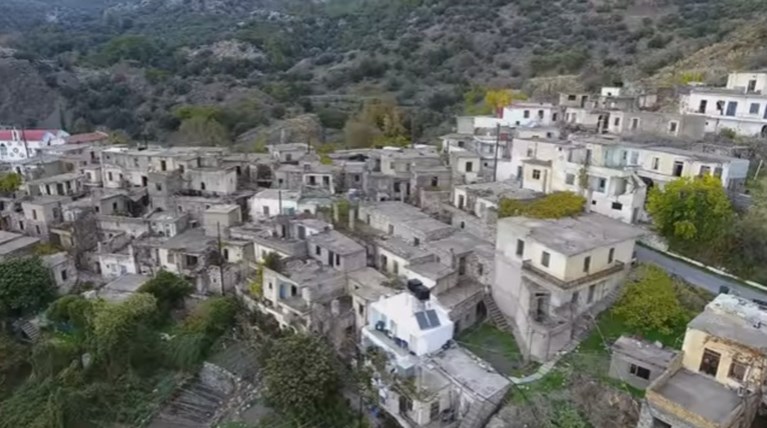 Το χωριό - φάντασμα της Κρήτης σε ένα video που κόβει την ανάσα