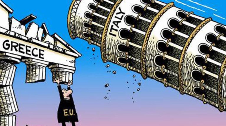 Το σκίτσο που τα λέει όλα για το αύριο Ιταλίας & Ελλάδας