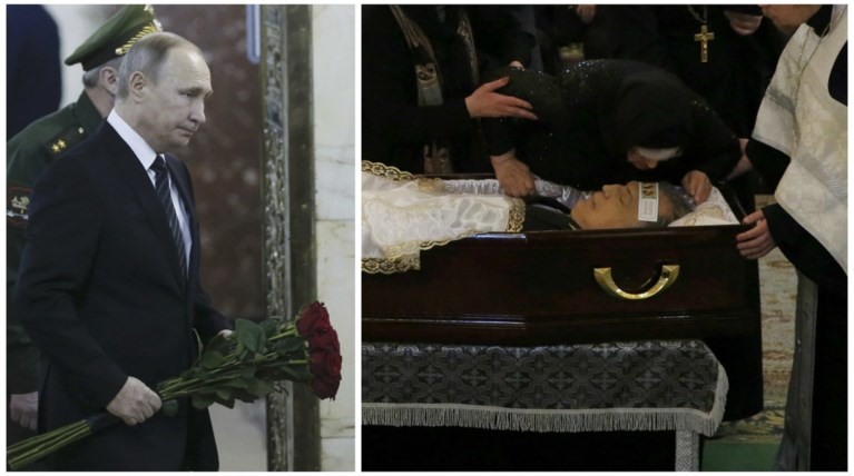 Τα κόκκινα τριαντάφυλλα του Πούτιν στον δολοφονημένο πρέσβη Αντρέι Καρλόφ