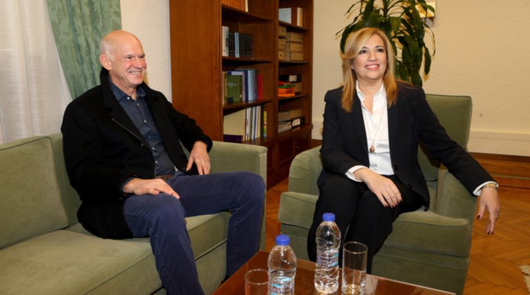 Επισημοποιήθηκε ο πολιτικός «γάμος» Φώφης και Γιώργου, κοινή ανακοίνωση