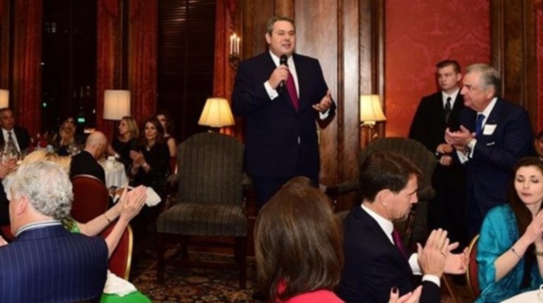 Καμμένος στις ΗΠΑ: Περιμένουμε στενή συνεργασία με τον Τραμπ