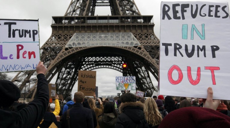 Χιλιάδες στους δρόμους σε ΗΠΑ και Ευρώπη κατά του Τραμπ [ΕΙΚΟΝΕΣ]