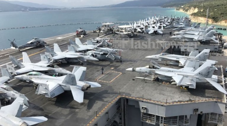 Στα άδυτα του αμερικανικού αεροπλανοφόρου USS George H.W. Bush