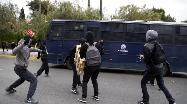 Ενταση στο μαθητικό συλλαλητήριο στην Αθήνα