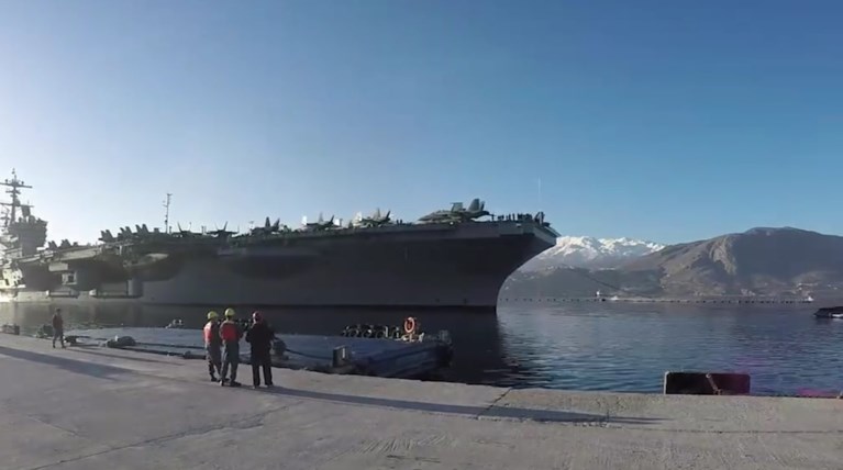 Ξανά στη Σούδα το αμερικανικό αεροπλανοφόρο George Bush