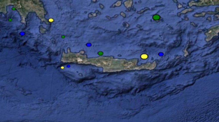 Σεισμική δόνηση 4,5 Ρίχτερ στο Ηράκλειο Κρήτης