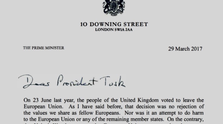 Αυτή είναι η επιστολή της Μέι για το Brexit - Το πλήρες κείμενο