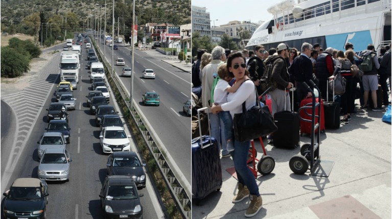 Κορυφώνεται η «μεγάλη έξοδος» των εκδρομέων για το Πάσχα