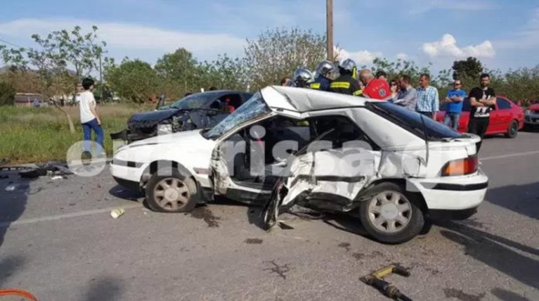 Λάρισα: Θανατηφόρο τροχαίο δυστύχημα με ένα νεκρό -φωτό